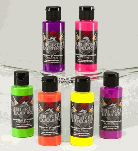 WICKED 2OZ FLUORESCENT SET/6