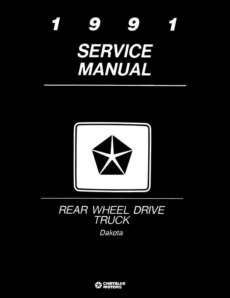 bishko automotive literature 1991 Dodge Dakota Truck Shop Service Repair Manual Book Engine Electrical
