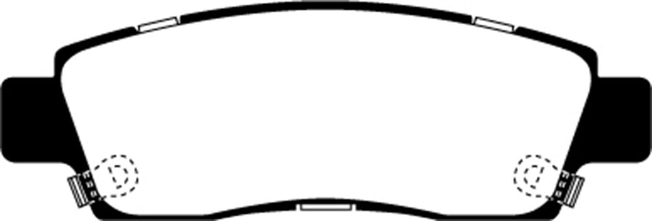 EBC Brakes UD883 Ultimax OEM Replacement Brake Pad