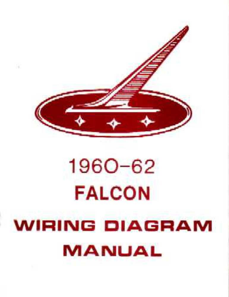bishko automotive literature 1960 1961 1962 Ford Falcon Electrical Wiring Diagrams Schematics Manual Book OEM