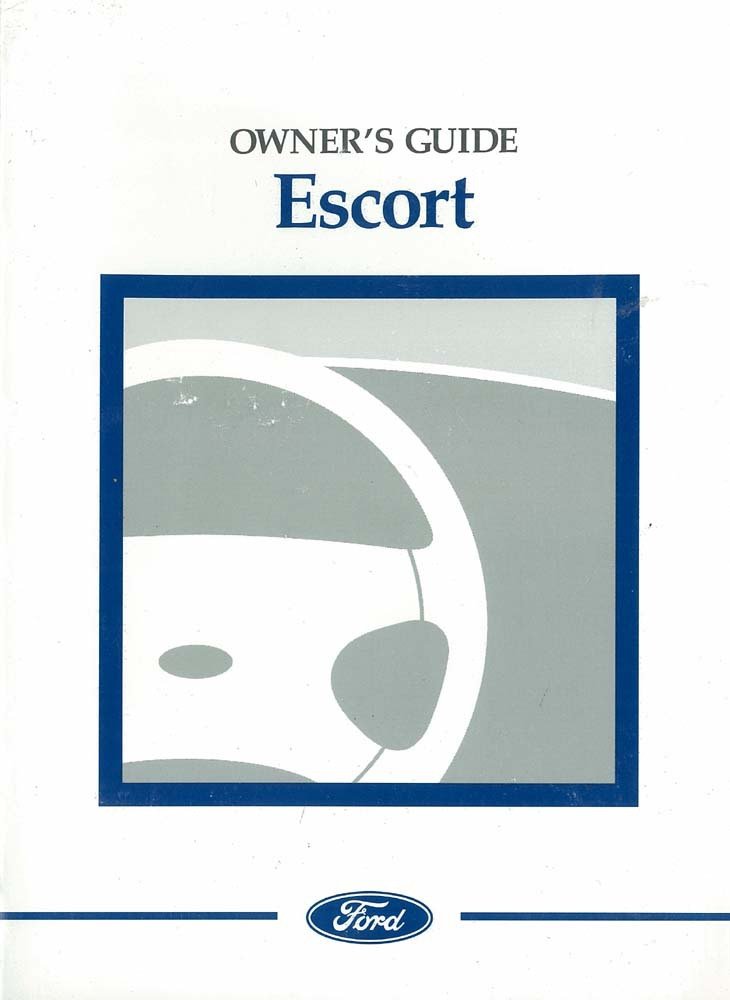 bishko automotive literature 1997 Ford Escort Owners Manual User Guide Reference Operator Book Fuses Fluids