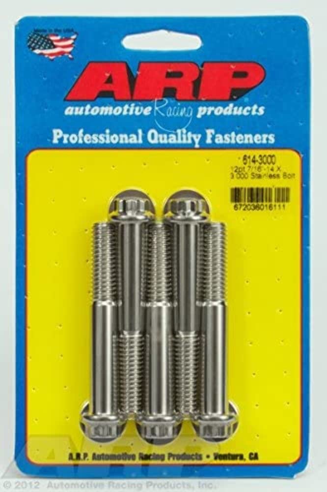 ARP (614-3000) Hex Bolt, Stainless Steel