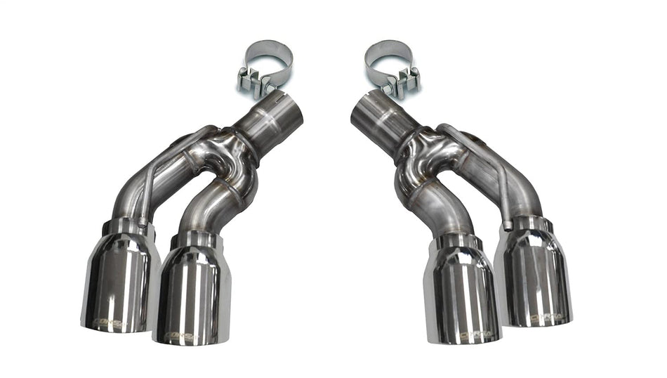 Twin 4.0 IN Pro-Series Tip Kit | 2016-2019 CTS-V 6.2L CORSA Systems Polished