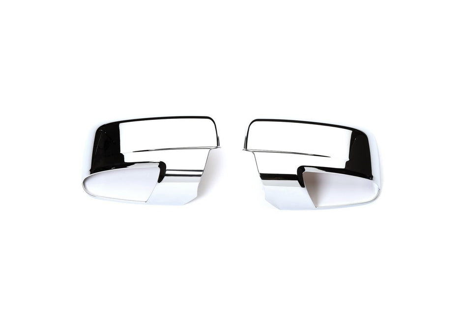 Putco Chrome Mirror Covers - Fits Dodge Ram 1500 2009-2023 - w/Standard Mirror, w/Turn signals