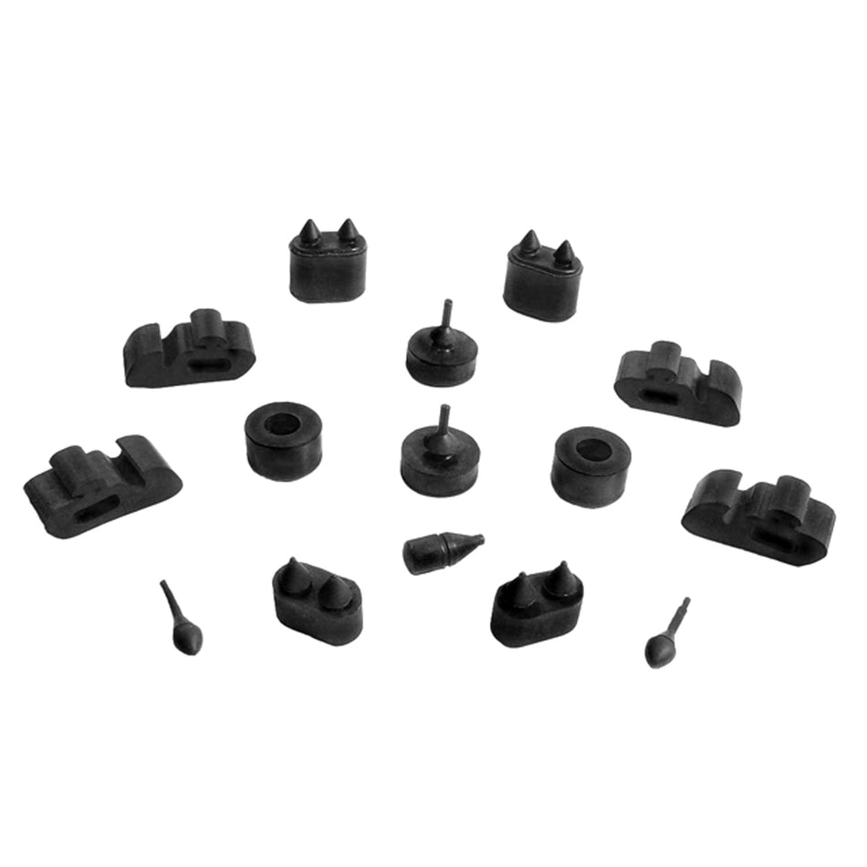 Metro Moulded Parts SBK 211 15-Piece Snap-In Bumper Kit