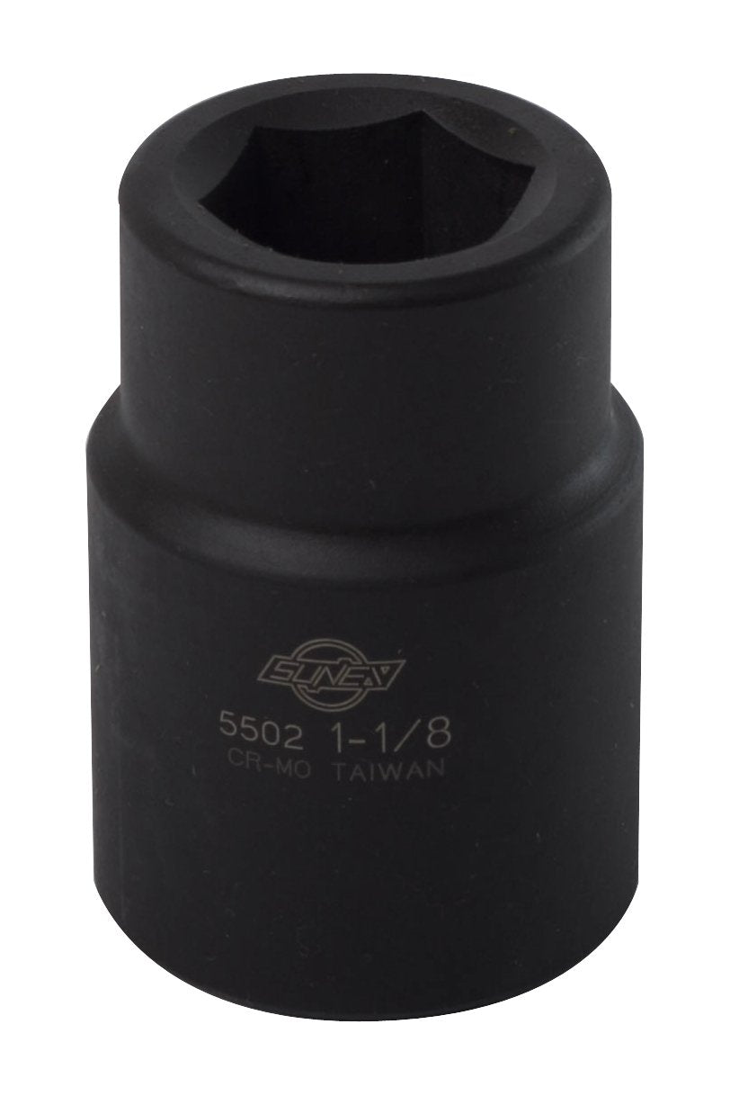 Sunex 5502#5 Spline Drive 1-1/8-Inch Impact Socket