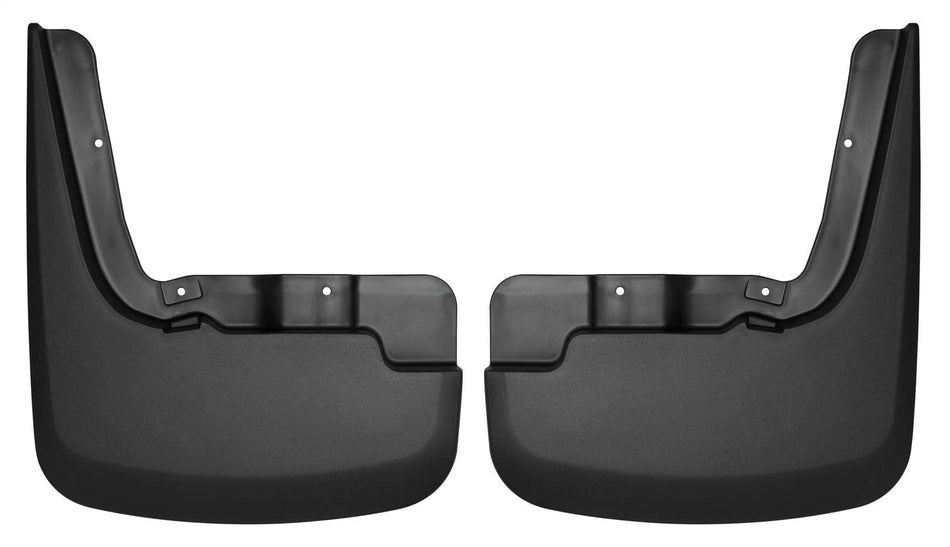 Husky Liners u2014 Front Mud Guards | Fits 2019 - 2024 Chevrolet Silverado 1500 (Excludes ZR2, LT Trail Boss, Custom Trail Boss) - Black, 2 Pc | 58261