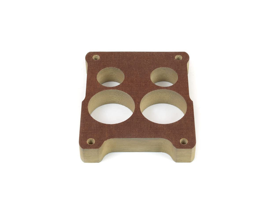 Canton 85-250 Carburetor Spacer - 1 in Thick - 4 Hole - Spread Bore - Phenolic