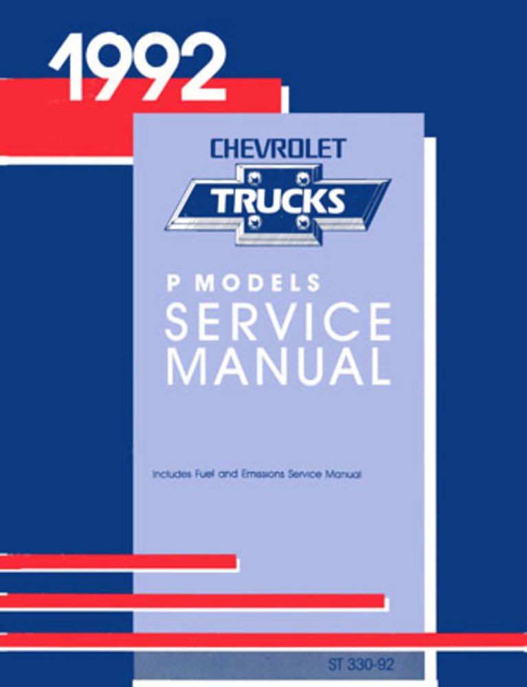 bishko automotive literature 1992 Chevy P Series Truck Shop Service Repair Manual Book Engine Electrical OEM