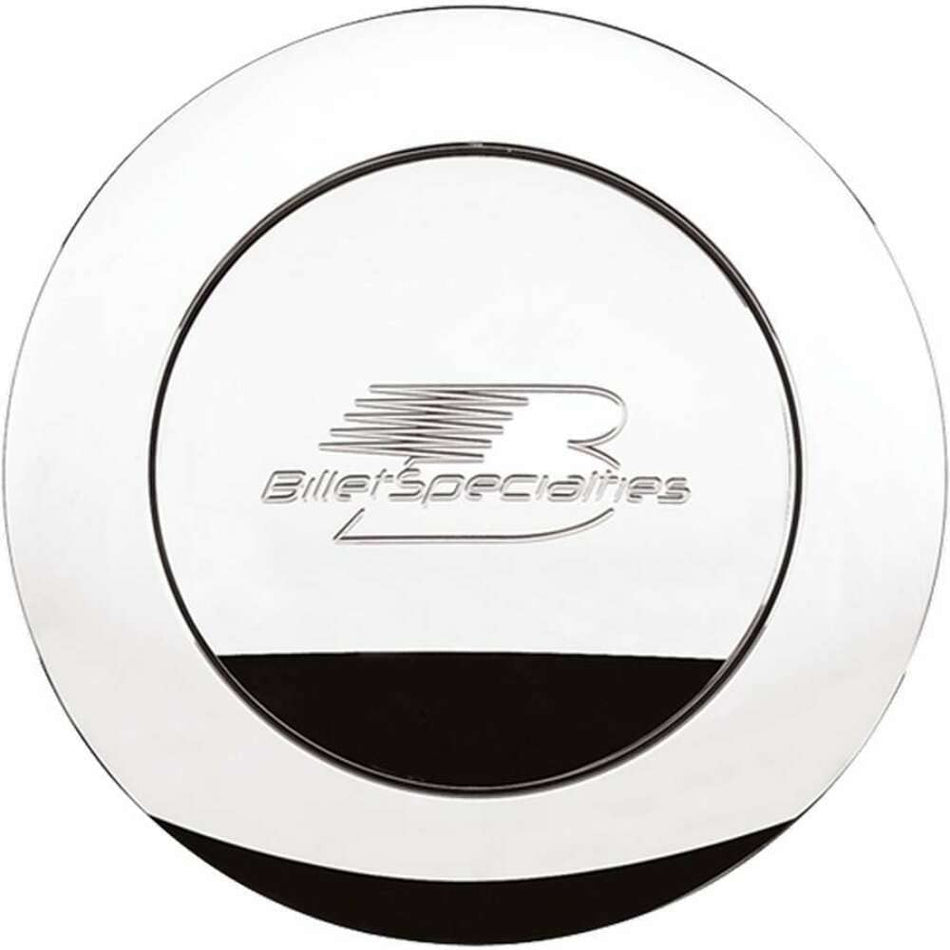 Horn Button, Billet Specialties Logo Polished (Large)