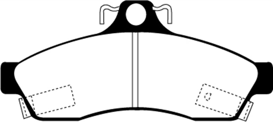 EBC Brakes UD628 Ultimax OEM Replacement Brake pad