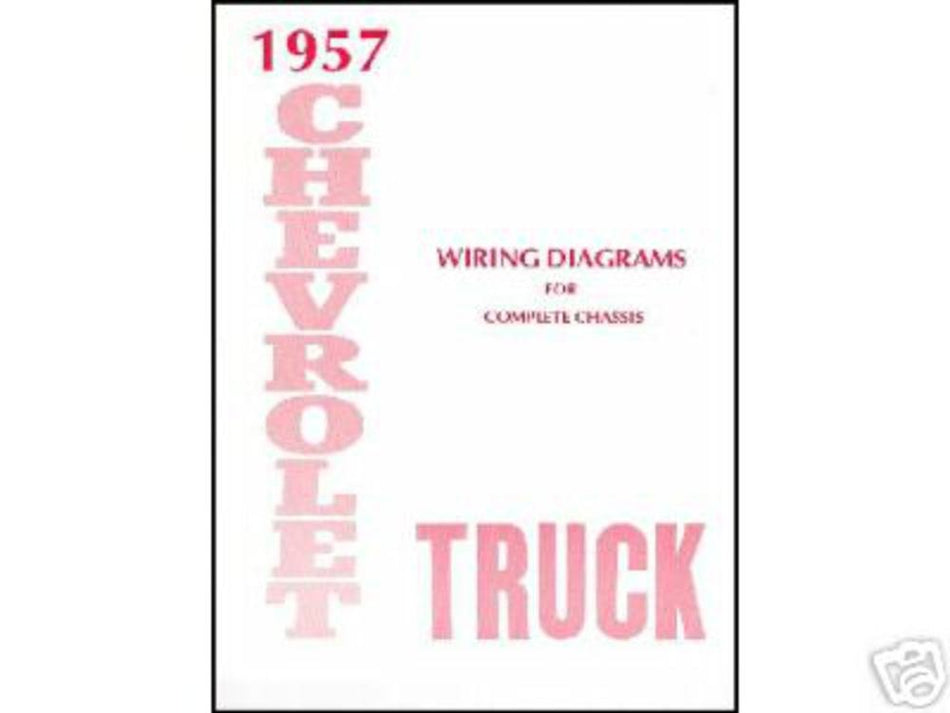 bishko automotive literature 1957 Chevrolet Truck Electrical Wiring Diagrams Schematics Mechanic OEM Book