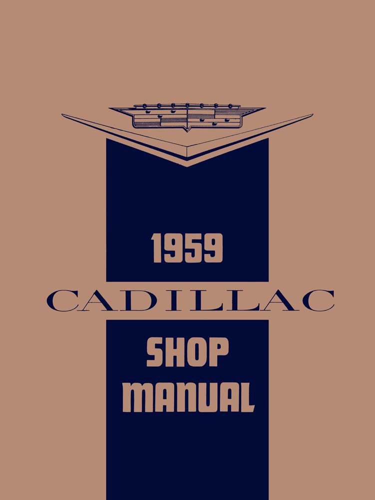 bishko automotive literature 1959 Cadillac 60 62 70 75 Fleetwood Shop Service Repair Manual Book Engine OEM