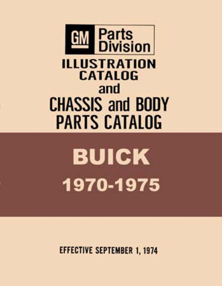 bishko automotive literature 1971 1972 1973 1974 1975 Buick Part Numbers Book List Catalog Interchange OEM