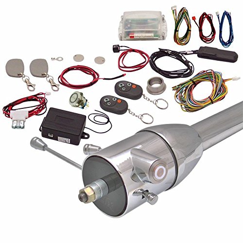 AutoLoc Power Accessories 89810 White One Touch Engine Start Kit with RFID, Column Insert/Remote