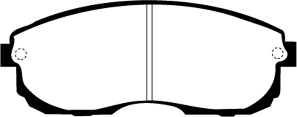EBC Brakes UD430 Ultimax OEM Replacement Brake Pad