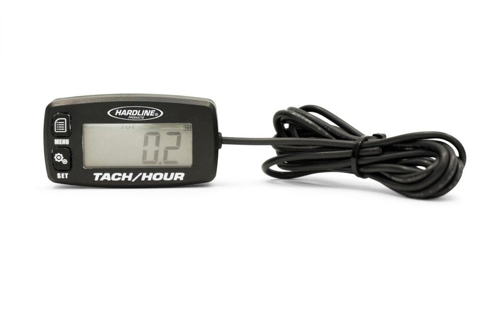 HARDLINE PRODUCTS HR-8062-2 Hour/Tach Meter for Gas Engine,8 Cyl