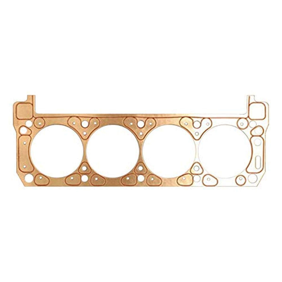 SCE Gaskets Cylinder Head Gasket, Titan, 4.155 in Bore, 0.043 in Compression Thickness, Copper, Driver Side, Small Block Ford, Each