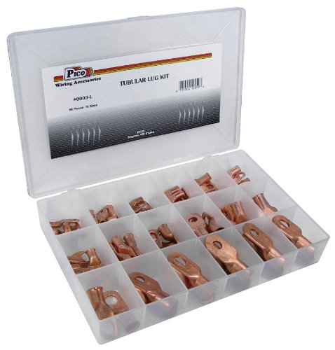 Tubular Lug Assortment in Plastic Kit