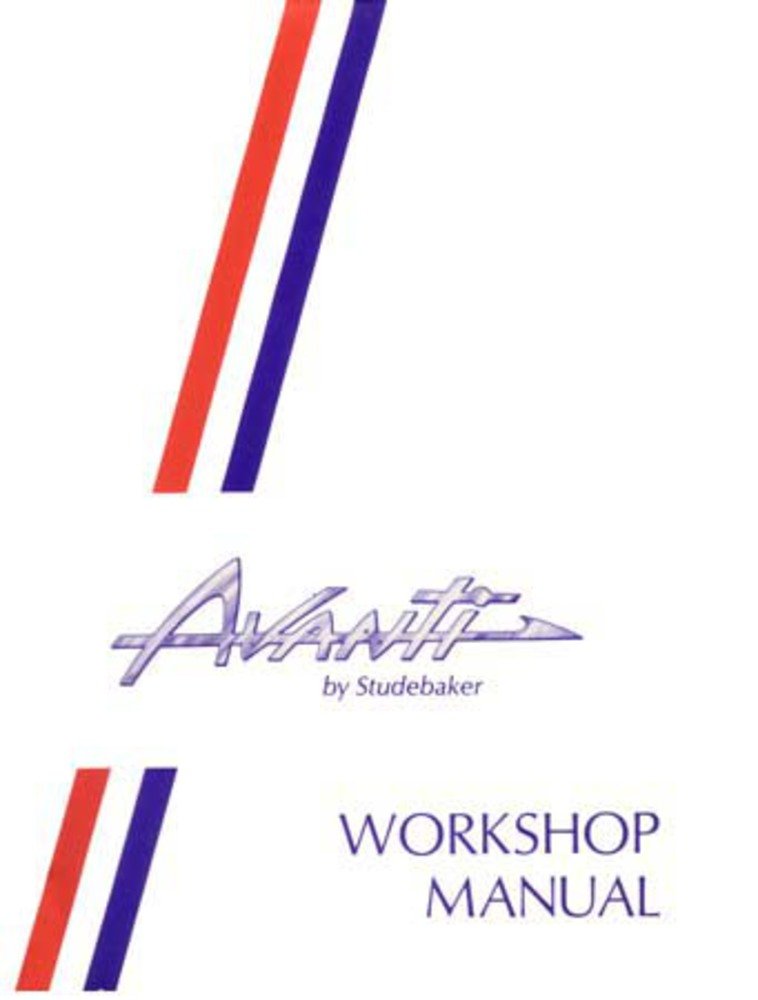 bishko automotive literature 1963 1964 Studebaker Avanti Shop Service Repair Manual Book Engine Electrical