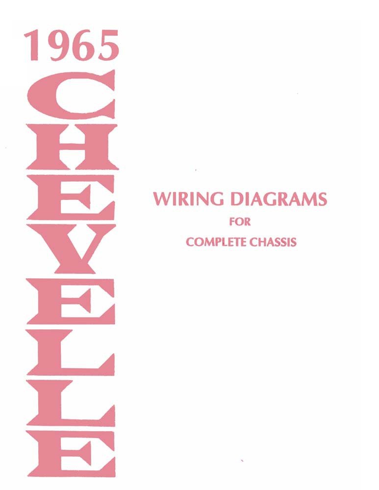 bishko automotive literature 1965 Chevrolet Chevelle Electrical Wiring Diagrams Schematics Mechanic OEM Book