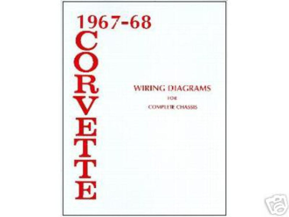 bishko automotive literature 1967 1968 Corvette Electrical Wiring Diagrams Schematics Mechanic OEM Book