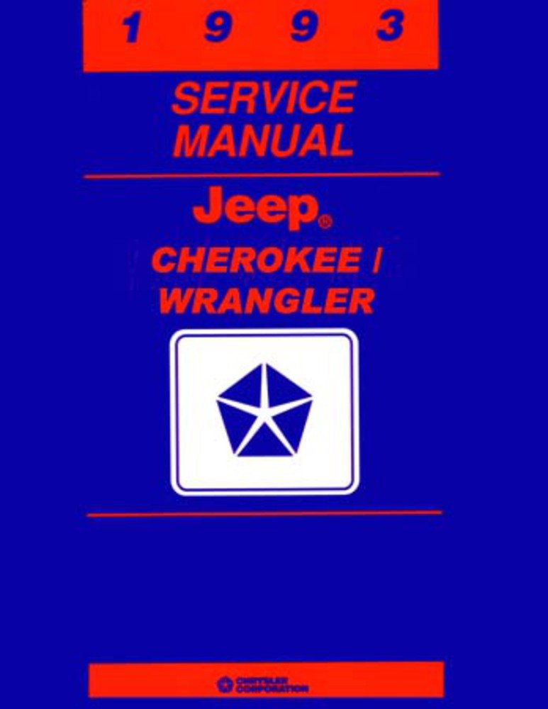 bishko automotive literature 1993 Jeep Cherokee Wrangler Shop Service Repair Manual Book Engine Electrical