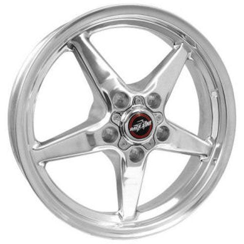 Race Star Wheels 92 Drag Star Polished Aluminum 17x4.5 Corvette 5x4.75