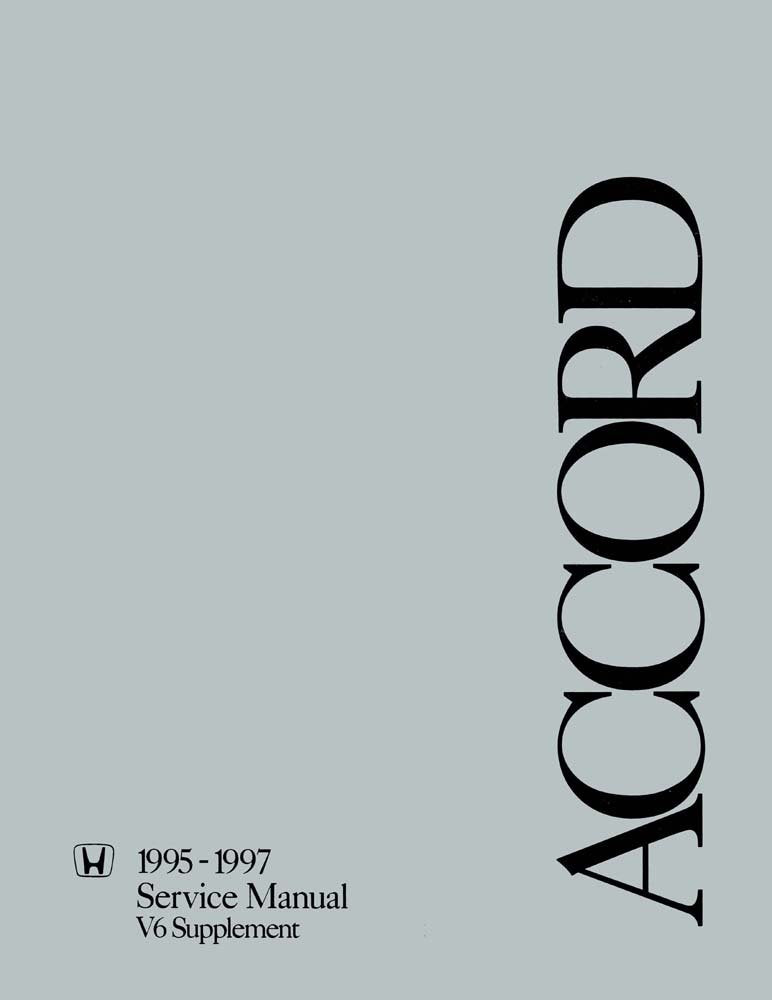 bishko automotive literature 1995 1996 1997 Honda Accord V6 Engine Shop Service Repair Manual Book Engine