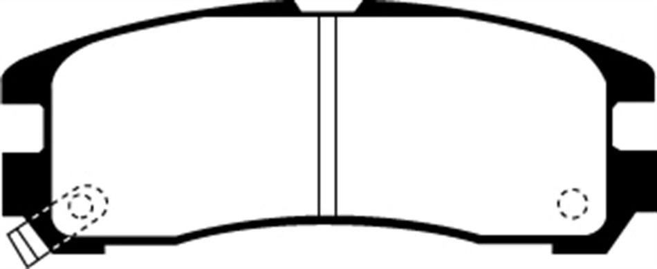 EBC Brakes UD383 Ultimax OEM Replacement Brake Pad