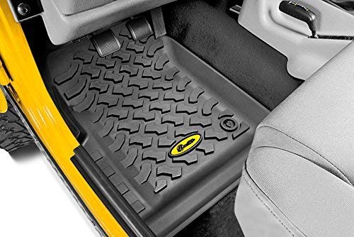 Bestop 51511-01 Jeep Molded Floor Mat Liners Front Black