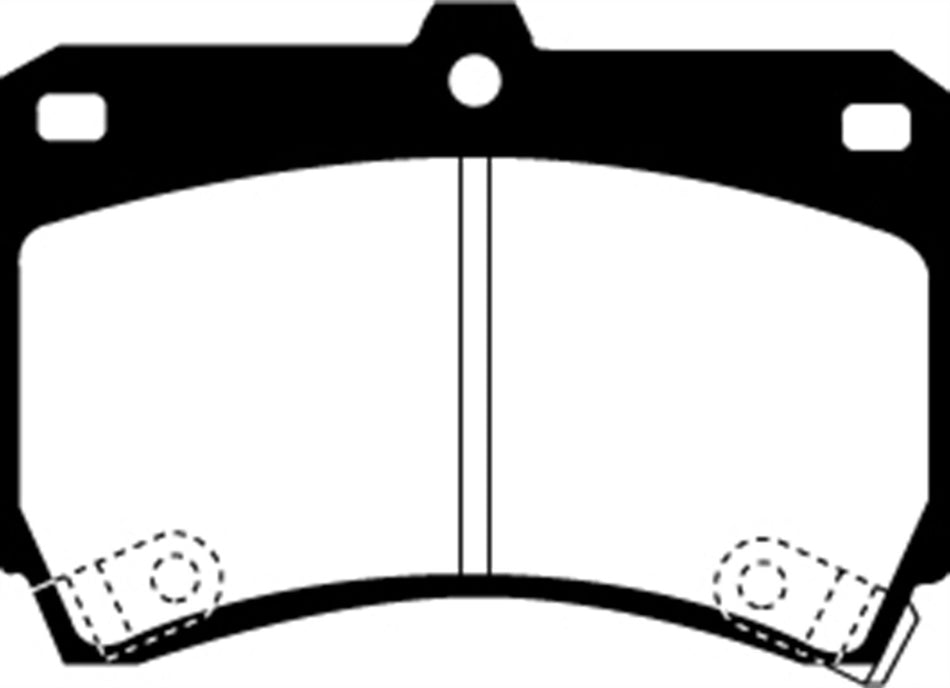 EBC Brakes DP3884C Redstuff Ceramic Low Dust Brake Pad