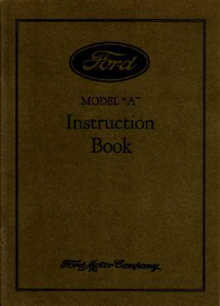 bishko automotive literature 1928 Ford Model A Car Instruction Manual Owners Guide Operator Book Fuses OEM