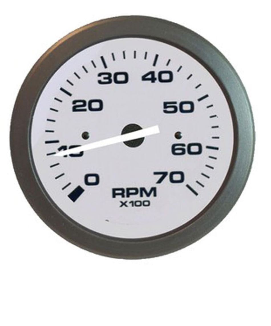 Sierra International 61546P Driftwood O/B & 4-Stroke Gas Engines 0-7000 Rpm Dial Range Electric Tachometer, 3