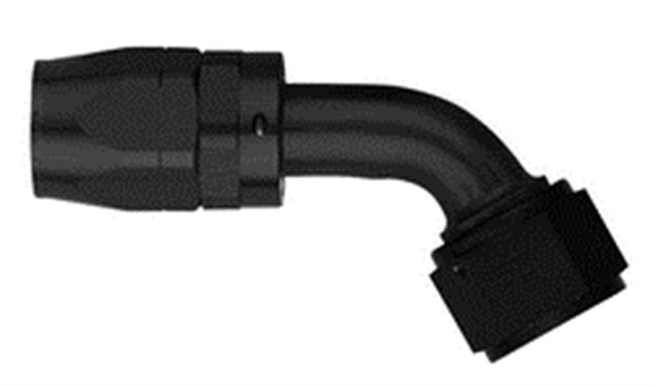 Aeroquip FBM4485 AQP Hose Fitting -12AN Hose Size 60 deg. Elbow Swivel Aluminum Black Anodized Bulk Packaged AQP Hose Fitting