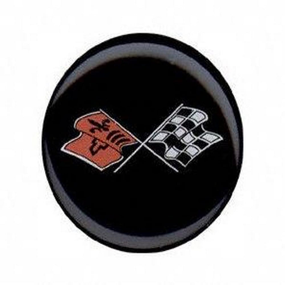 Grant 5632 Chrome Horn Button (Corvette Flags)