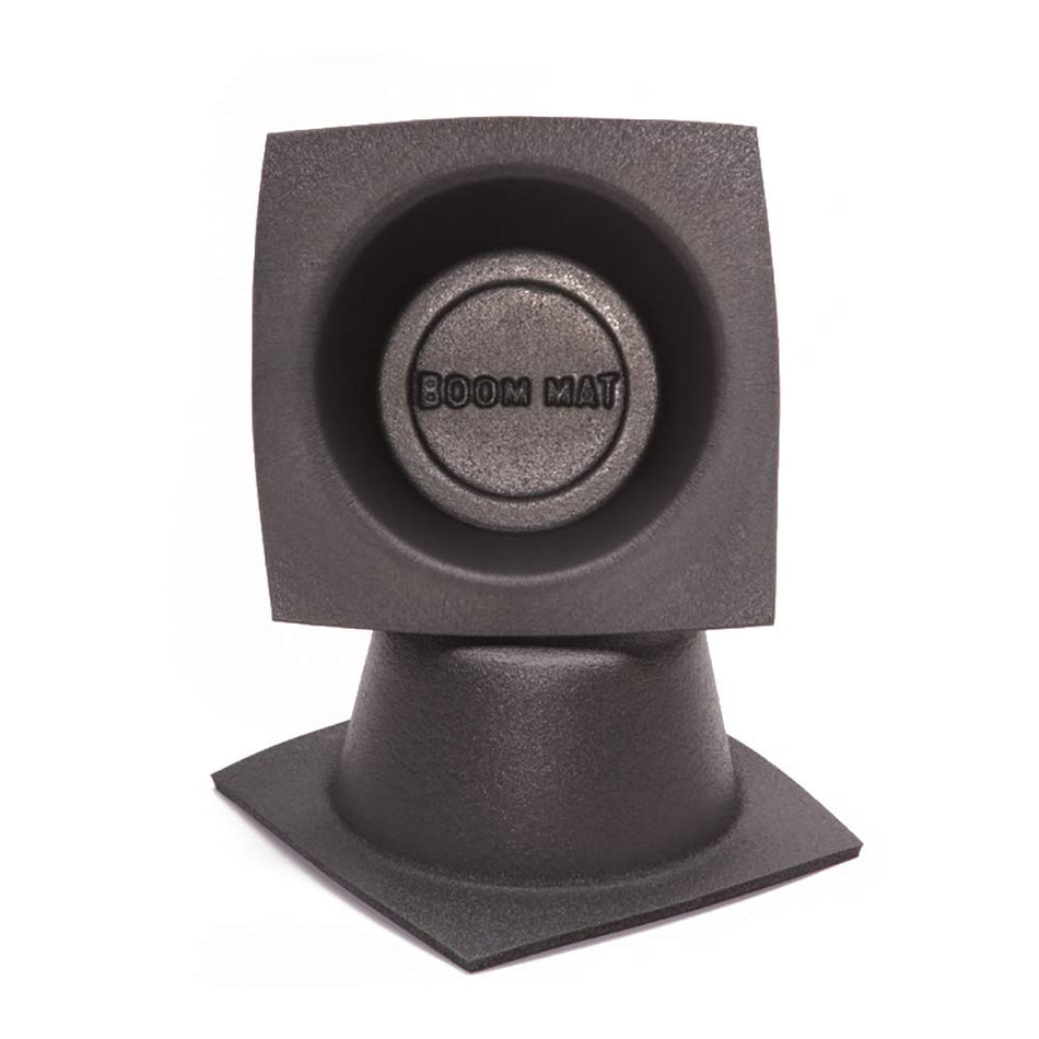 Design Engineering 050331 Boom Mat Speaker Baffles, 6.5 Round Slim (Pack of 2), Black