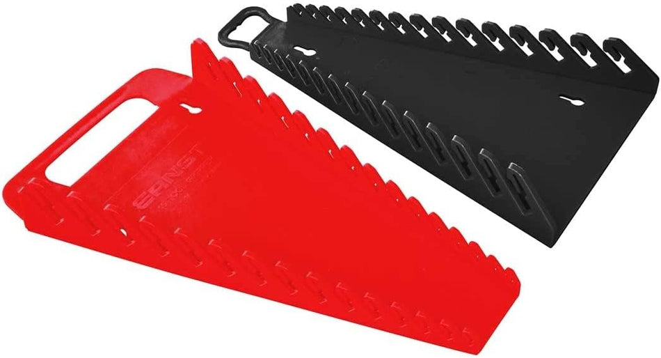 Ernst Manufacturing 30 Tool Wrench Gripper, forward/reverse Wrench Holder Pack, Red & Black