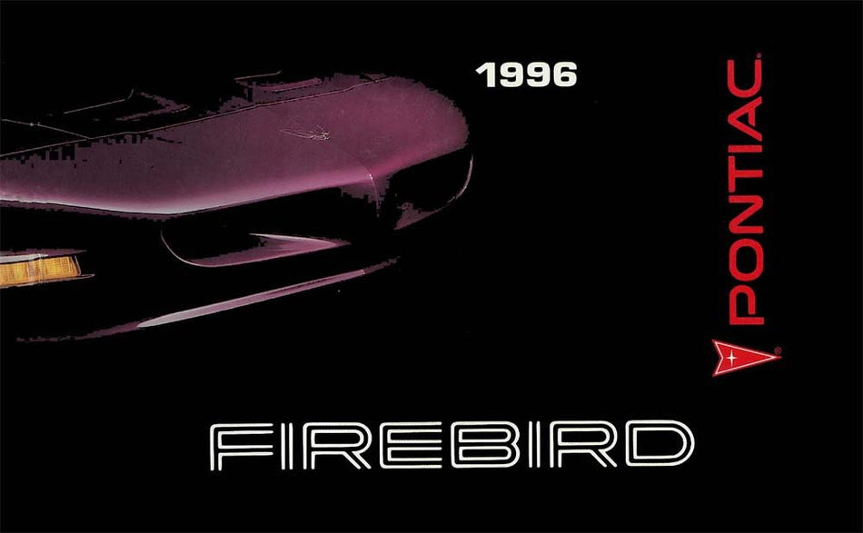 bishko automotive literature 1996 Pontiac Firebird Owners Manual User Guide Reference Operator Book Fuses