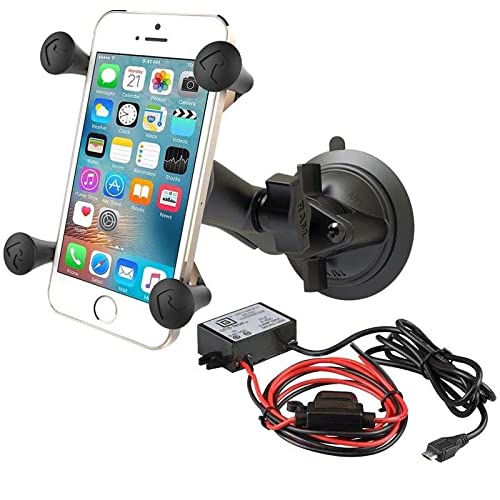 RAM Mounts RAM-B-166-UN7PV1U UNPKD RAM MICRO USB SUCTION MOUNT RAM X-GRIP