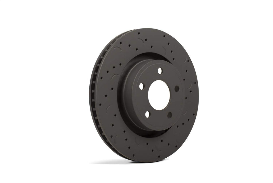 Hawk Performance Brakes Talon Cross-Drilled and Slotted Solid Rotor, 12.76 in. Diameter, 1.94 in. Height