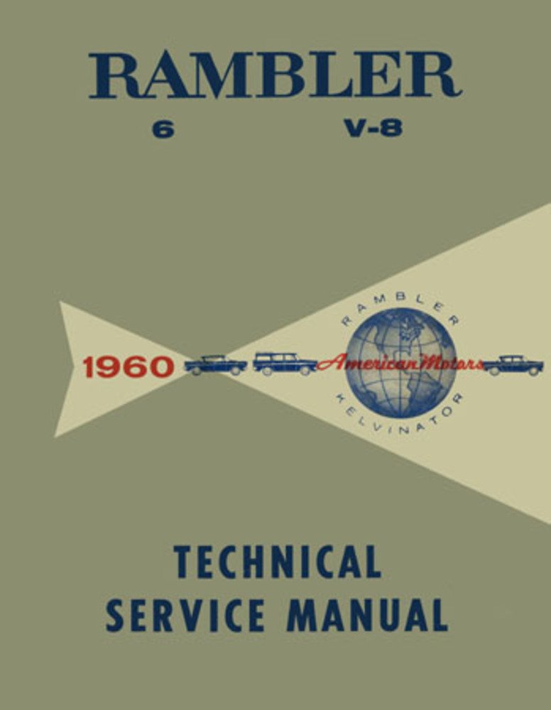 bishko automotive literature 1960 AMC Ambassador Classic Rebel Shop Service Repair Manual Book Engine OEM
