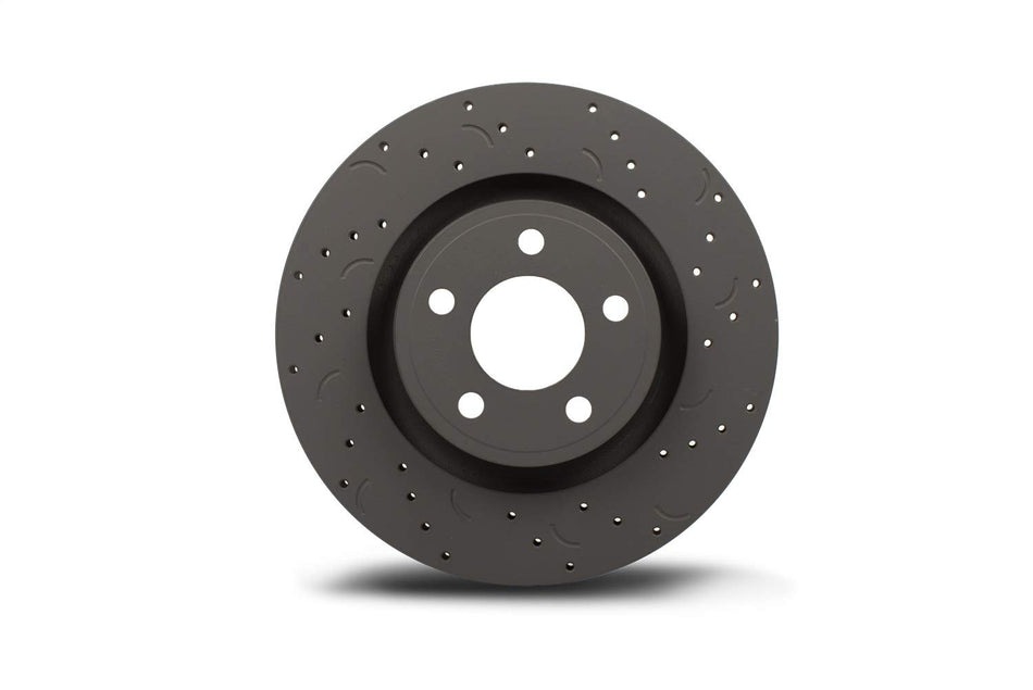 Hawk Performance Brakes Talon Cross-Drilled and Slotted and HPS 5.0 Brake Pad Kit