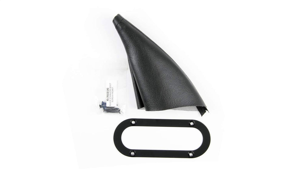 Lokar X70-EHBF Floor Mount Handbrake Boot with Black Stainless Ring