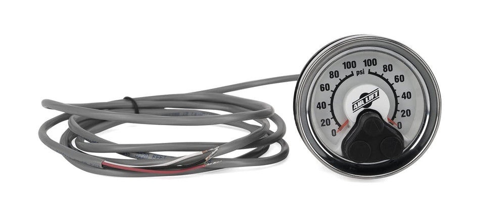 Air Lift 25195 Analog Gauge; Dual;