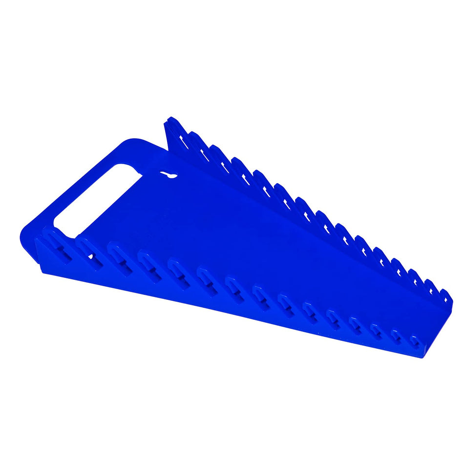 ERNST 5055 Gripper Wrench Organizer, 15 Tool, Blue