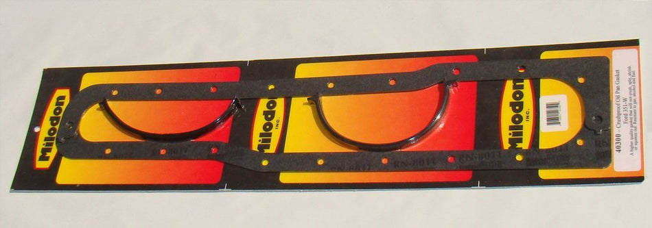 Milodon 40300 Premium Crushproof Oil Pan Gasket for Ford 302 and 289