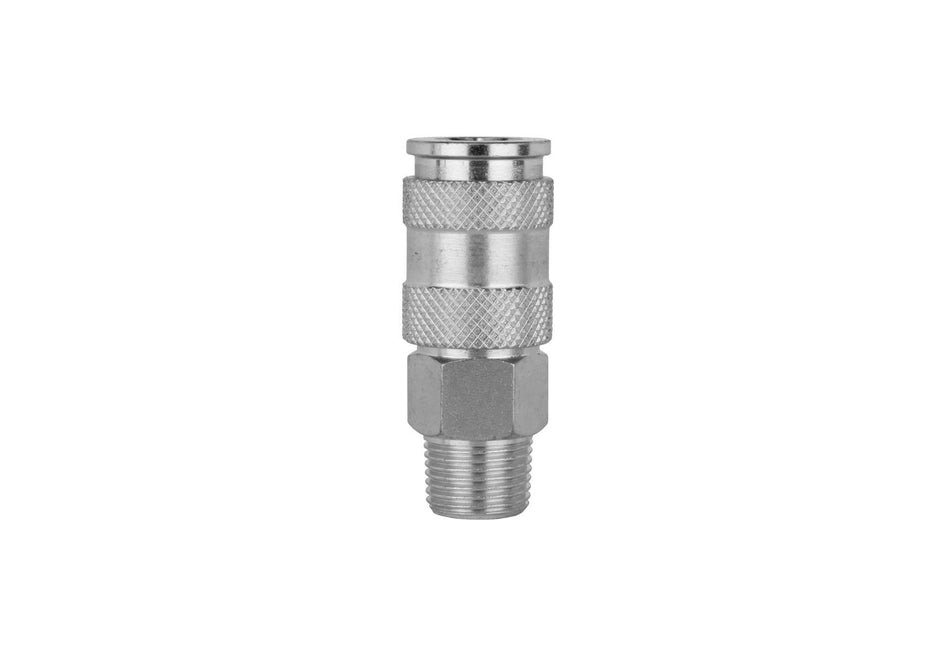 Milton S-767ST 3/8" Steel V-Style Coupler, Male