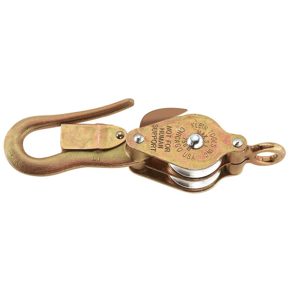 Klein Tools H268 Block with Eye and Nose Extended Over Keeper, Made in USA