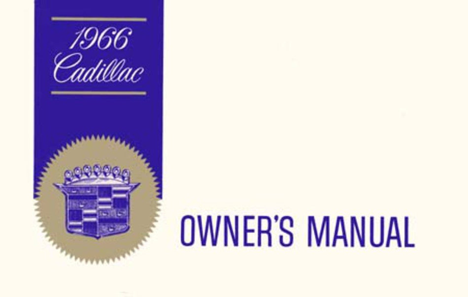 bishko automotive literature 1966 Cadillac Owners Manual User Guide Reference Operator Book Fuses Fluids
